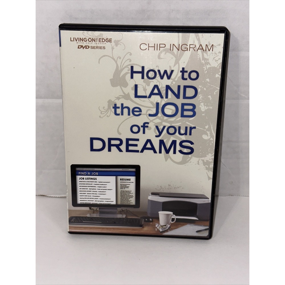 How to Land the Job of Your Dreams by Chip Ingram (DVD, 2008, 2-Disc Set) A2